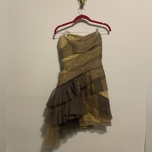 BCBGMAXAZRIA Runway Strapless Mini Dress | size 4 | Cinder